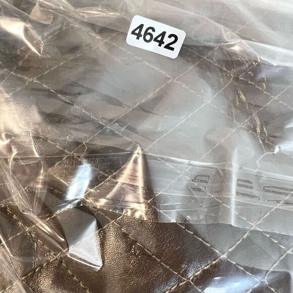 Chico's Jacket Women's 2 Quilted Faux Leather Cheetah Print Lining NEW - Picture 7 of 7